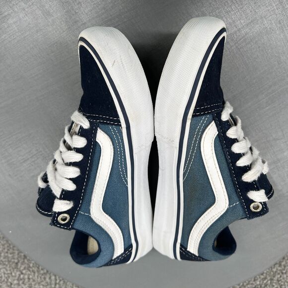 VANS Old Skool Pro Men's Sneakers | Blue Mens Size 4.0 | VN000ZD4Y28 | EUC - Picture 6 of 14